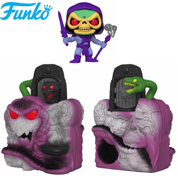 Funko POP #23 Town Masters of the Universe Skeletor with Snake Mountain Figure